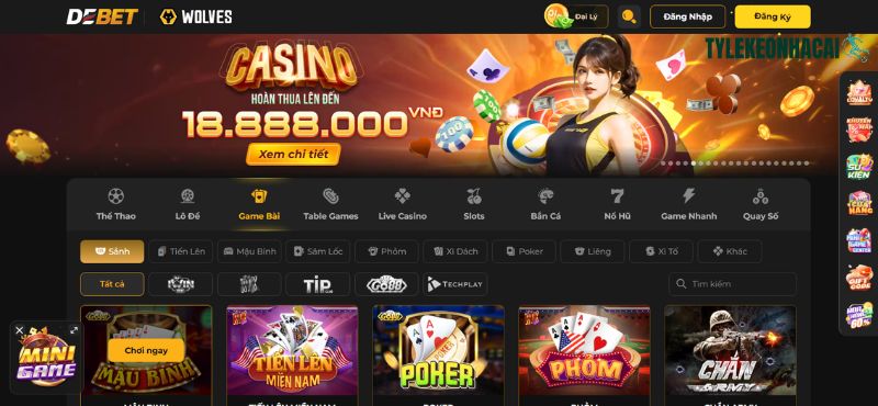 DEBET mang đến trải nghiệm cá cược hấp dẫn cho các bet thủ hiện nay