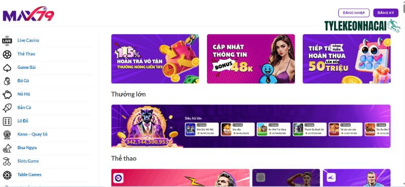 MAX79 hoạt động từ năm 2019 trên thị trường cá cược trực tuyến MAX79 hoạt động từ năm 2019 trên thị trường cá cược trực tuyến