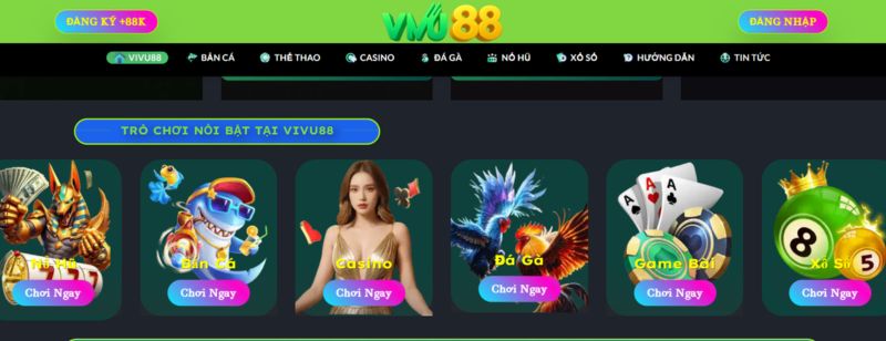 Những điểm nổi bật của nhà cái VIVU88 Những điểm nổi bật của nhà cái VIVU88